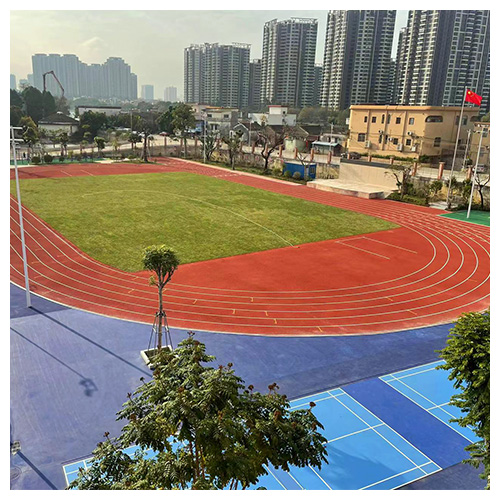 北京中山东凤镇中心小学无缝预制型跑道